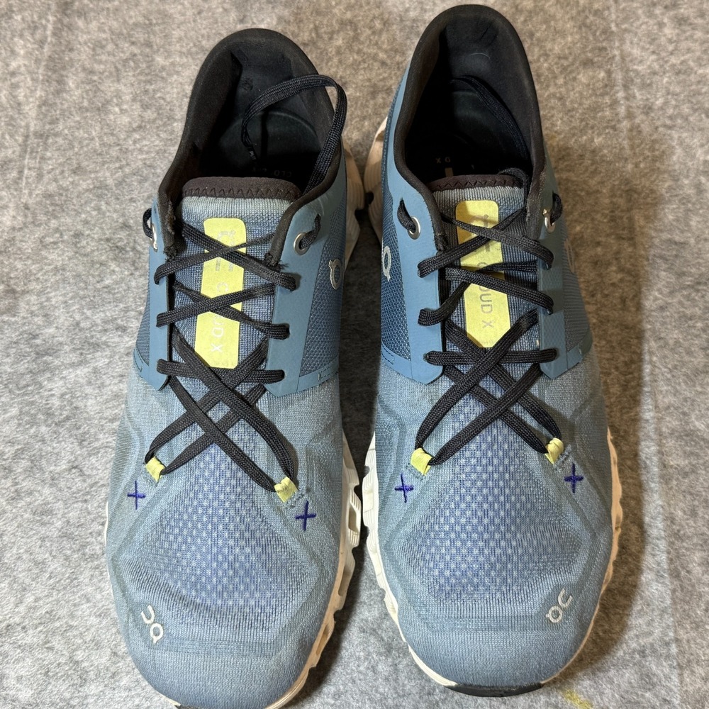 On Running Cloud X 3 Pewter White Size 9 Athletic Training Running Walking Shoes - Picture 5 of 8